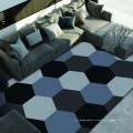 Carpet with abstract geometric  cartoon design